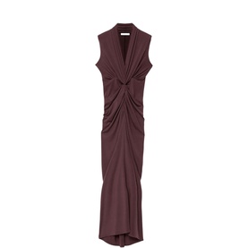 Dariya Draped Flared Dress