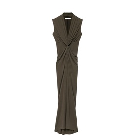 Dariya Draped Flared Dress