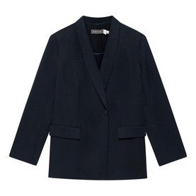 Relaxed Single-Breasted Blazer