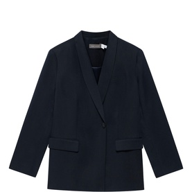 Relaxed Single-Breasted Blazer