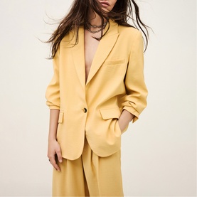 Dalena Tailored Single-Breasted Blazer