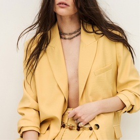 Dalena Tailored Single-Breasted Blazer