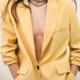 Dalena Tailored Single-Breasted Blazer