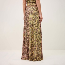 Pario Printed Flared Skirt