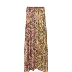 Pario Printed Flared Skirt