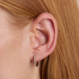 Essential Crystal Small Hoops