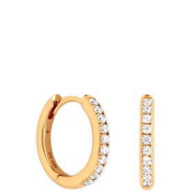 Essential Crystal Small Hoops