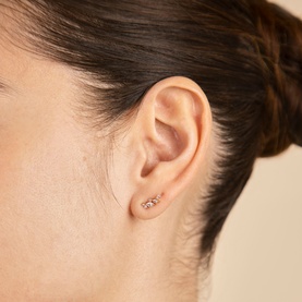 Navette Crystal Climber Studs