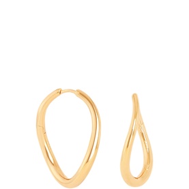 Wave Large Hoops
