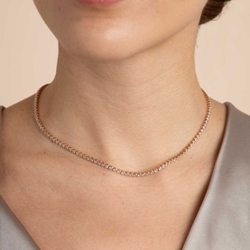 Gleam Tennis Chain Necklace