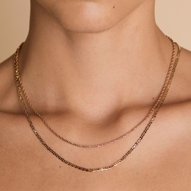Illusion Double Chain Necklace