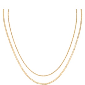 Illusion Double Chain Necklace