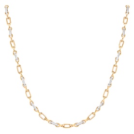 Pav&eacute; Chain Link Necklace