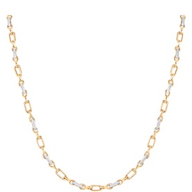 Pav&eacute; Chain Link Necklace