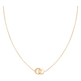 Orbit Crystal Pendant Necklace