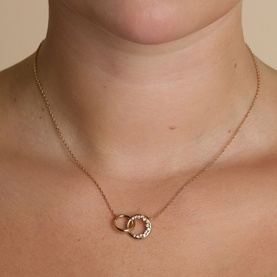 Orbit Crystal Pendant Necklace