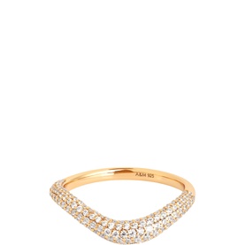 Wave Crystal Ring