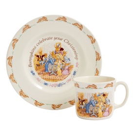 Bunnykins Christening Two-Piece Mug & Plate Set