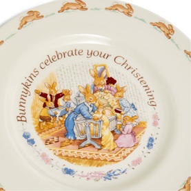 Bunnykins Christening Two-Piece Mug & Plate Set