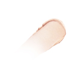 Charlotte Tilbury Unreal Highlighter Stick swatch in Glazed Goddess, a sheer pearlescent champagne-pink tone