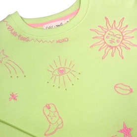 Mystical Embroidery Sweatshirt