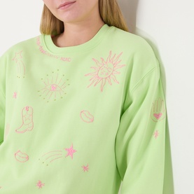 Mystical Embroidery Sweatshirt