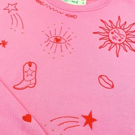 Mystical Embroidery Sweatshirt