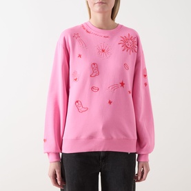 Mystical Embroidery Sweatshirt