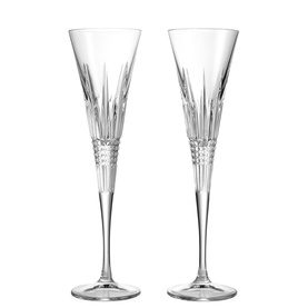 Lismore Diamond Toasting Flute 170ml, Set of Two