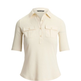 Patch Pocket Polo Top