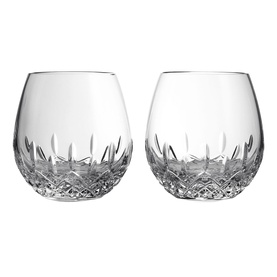 Lismore Essence Red Wine Stemless Glass 400ml, Set of Two