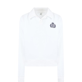 NY Crest Logo Polo Sweatshirt