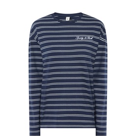 Signature Logo Stripe Top