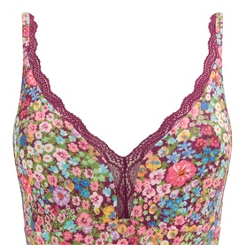 The Lace Floral Plunge Bra
