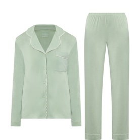Classic Scallop Trim Pyjama Set