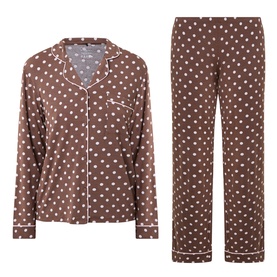 Polkadot Long Pyjama Set