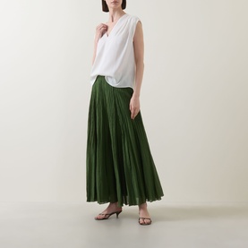 Gathered Solid Blouse