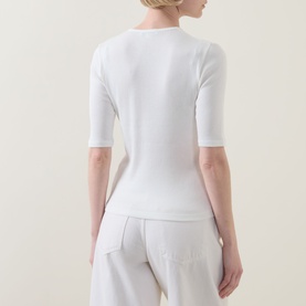 Ribbed Henley T-Shirt