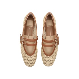 Baylee Grommet Woven Ballet Flats