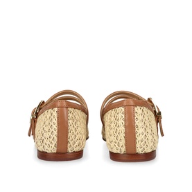 Baylee Grommet Woven Ballet Flats