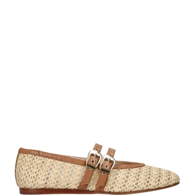 Baylee Grommet Woven Ballet Flats