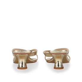 Brevel Metallic Kitten Heels
