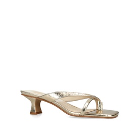 Brevel Metallic Kitten Heels