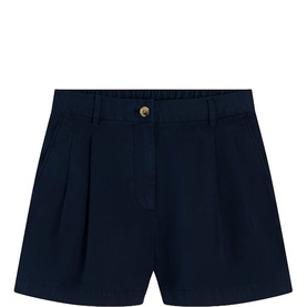 Flared Chino Shorts