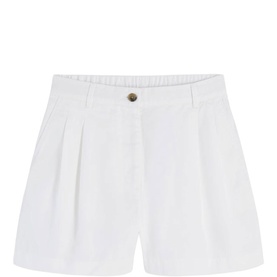 Flared Chino Shorts