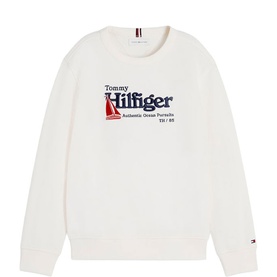 Logo Interlock Pique Sweatshirt