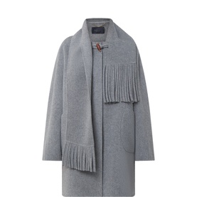 Scarf Cocoon Coat