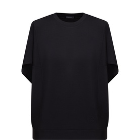 Batwing-Sleeve Scuba Top