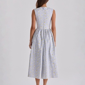 Emmy Floral Flared Dress