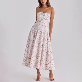 Gina Floral Off The Shoulder Dress